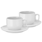 فنجان و نعلبکی دبلیو ام اف مدل Barista Cappuccino بسته 2 عددی