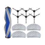 Pack of 15 Accessories Replacement Parts for Ecovacs Deebot N20 Pro Plus Vacuum Cleaner, Replacement Parts for N20 Pro Plus Vacuum Cleaner, 1 Main Brush + 4 Filters + 4 Wipes + 6 Side Brushes
