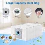22PCS Accessories Compatible with Ecovacs Deebot T50 PRO Omni/T50 Omni/T50/T50 PRO/T50 Max Robot Accessory Kit 1 Main Brush, 4 Side Brushes, 4 Filters, 6 Mops, 6 Dust Bags