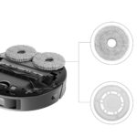 Mop Cloths with Mop Plates Replacement Parts, Mop Pads with Holders for Robot Vacuum Cleaner Accessories, Mop Plates for Xiaomi X20+ and for Dreame L10S Ultra