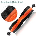 Replacement Accessories for Xiaomi X10+ /X20+, Spare Parts for Dreame L10s Ultra /L10 Ultra /L10 Prime, 2 Main Brush, 6 Filter, 6 Bags, 6 Cloths, 6 Side Brushes