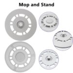Mop Cloths with Mop Plates Replacement Parts, Mop Pads with Holders for Robot Vacuum Cleaner Accessories, Mop Plates for Xiaomi X20+ and for Dreame L10S Ultra