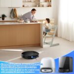 Accessory Replacement for Roborock Saros 10R, Qrevo CurvX, Qrevo Curv 2 Pro/2 ProX Robot Vacuum Cleaner, 1 Main Brush, 4 Side Brushes, 4 HEPA Filters, 4 Wipes, 4 Dust Bags, 1 Cleaning Brush