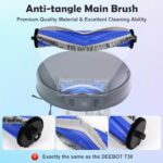 T30 Accessories Replacement Compatible with Ecovacs Deebot T30 Pro OMNI / T30 OMNI Robot Vacuum Cleaner, 1 Main Brush, 4 Filters, 4 Side Brushes, 4 Mop Wipes, 4 Antibacterial Dust Bags, 1 Cleaning