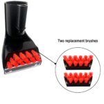 Replacement 3″ Tough Stain Brush Tool for Bissell Little-Green Upright & Portable Carpet Cleaners for 1425 1400W 1400 1844 2290A 50Y6A Series,Black,1 Tough Stain Brush,2 Replacement brushes