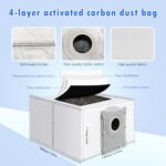 22 Piece Accessory Kit for Ecovacs Robot Ecovacs Deebot X9 Pro Omni/X9 Pro Vacuum Cleaner, 1 Main Brush, 2 Cleaning Rollers, 6 Dust Bags, 6 Filters and 6 Side Brushes