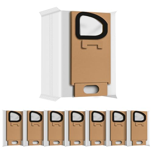 Pack of 8 Vacuum Cleaner Bags for Roborock H5 / H7 Vacuum Cleaner, 650 ml Vacuum Cleaner Bags Large Capacity Accessories