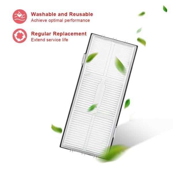 INF Spare parts accessories for Roborock S7/S7 Plus/S7 MaxV/S7 MaxV Ultra, 2xmain brush, 4xHEPA filter, 4xmopping pad, 6xside brush, 1xcleaning brush, 1xscrewdriver