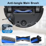 22PCS Accessories Compatible with Ecovacs Deebot T50 PRO Omni/T50 Omni/T50/T50 PRO/T50 Max Robot Accessory Kit 1 Main Brush, 4 Side Brushes, 4 Filters, 6 Mops, 6 Dust Bags