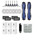 24 Piece Accessory Set Suitable for Ecovacs Deebot T50 Omni/T50 Pro Omni, 1 Main Brush, 4 Filters, 6 Side Brushes, 6 Dust Bags, 6 Wipes