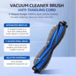 15 Pieces Accessories Kit for Ecovacs Deebot X11/X11 PRO/T80S Robot Vacuum Cleaner, with 1 Main Brush, 6 Side Brushes, 2 Mop Rollers, 4 HEPA Filters, 2 Cleaning Tools