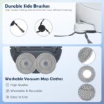 Accessory Replacement Compatible with Dreame X40 Ultra Complete / X40 Master / L40 Ultra / Mova P50 Pro Ultra Robot Vacuum Cleaner, 1 TriCut Brush, 4 Filters, 4 Side Brushes, 4 Mop Wipes, 6