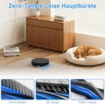 25 Piece Accessory Set for Ecovacs Deebot T50 Omni / T50 Pro Omni Robot Vacuum Cleaner, 2 Roller Brushes, 6 Mops, 4 HEPA Filters, 6 Side Brushes, 1 Cleaning Brush and 6 Dust Collection Bags
