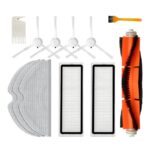 INF Replacement Parts Accessories for Xiaomi Mijia 1C / 2C / Dream F9 / Mop 2 Pro Plus, 1 x Main Brush, 2 x HEPA Filter, 3 x Wipes, 4 x Side Brush, 1 x Scraper, 1 x Cleaning Tool
