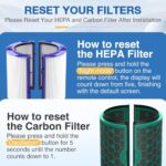 JORAIR Replacement Filter Compatible with Dyson Air Purifier HP04 TP04 DP04 PH04 HP09 TP09 HP07 TP07 PH03 PH01, High Efficiency H13 Grade True HEPA Filter and Activated Carbon Filter