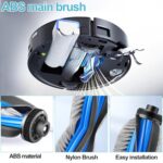 15 Replacement Accessories Kit Compatible with Ecovacs Deebot X9 Pro Omni Robot Vacuum Cleaner, Includes 1 Main Brush, 4 Side Brush, 4 Filters, 2 Mop Rollers, 4 Dust Bags