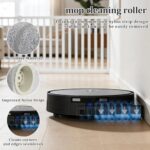 Accessory Set for Ecovacs Deebot X11 / X11 Pro Omni Vacuum Cleaner, Replacement Parts, 1 Main Brush, 1 Roll of Wipes, 4 Side Brushes, 4 HEPA Filters, 1 Cleaning Tool, 1 Screwdriver
