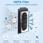 22PCS Accessories Compatible with Ecovacs Deebot T50 PRO Omni/T50 Omni/T50/T50 PRO/T50 Max Robot Accessory Kit 1 Main Brush, 4 Side Brushes, 4 Filters, 6 Mops, 6 Dust Bags
