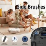 26 Pcs Accessories Kit Compatible with eufy X10 Pro Omni, Replacement Parts Include 2 Main Brush 6 Side Brushes 6 Mop Pads 6 Dust Bags 4 Washable Filters 1 Cleaning Tool and 1 Screwdriver