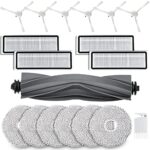 Pack Of 18 Accessories For Dreame L10S / L10 Ultra Prime Robot Vacuum Cleaner With 1 Main Brush 6 Wipes 4 Filters Side Brushes Cleaning