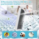 15 Replacement Accessories Kit Compatible with Ecovacs Deebot X9 Pro Omni Robot Vacuum Cleaner, Includes 1 Main Brush, 4 Side Brush, 4 Filters, 2 Mop Rollers, 4 Dust Bags
