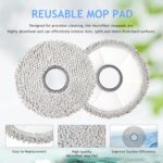 22 pieces replacement part for Ecovacs Deebot T30C Pro Omni robot vacuum cleaner accessories, 1 main brush, 6 wipes, 4 dust bags, 4 HEPA filters, 6 side brushes
