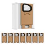 Pack of 8 Vacuum Cleaner Bags for Roborock H5 / H7 Vacuum Cleaner, 650 ml Vacuum Cleaner Bags Large Capacity Accessories