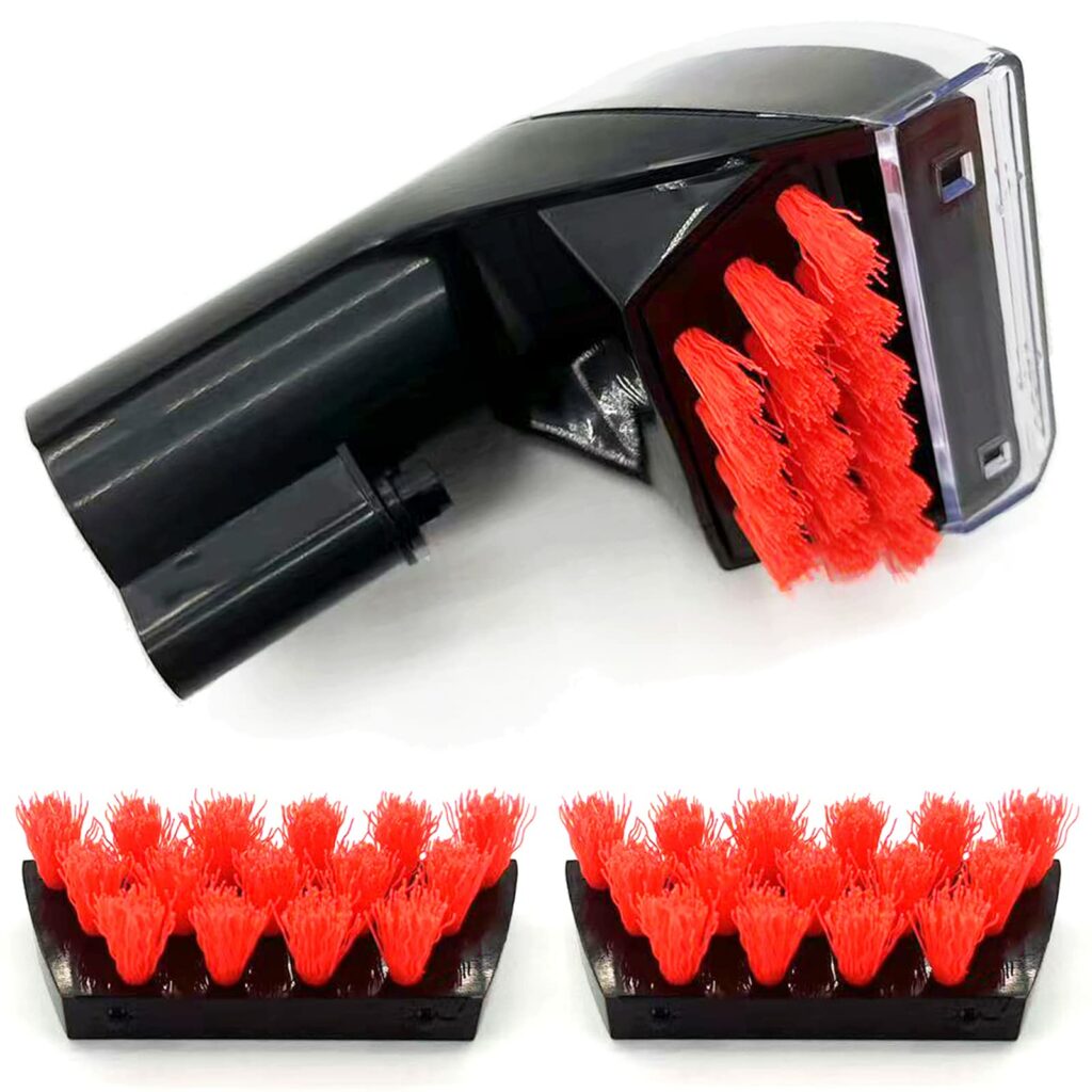 Replacement 3″ Tough Stain Brush Tool for Bissell Little-Green Upright & Portable Carpet Cleaners for 1425 1400W 1400 1844 2290A 50Y6A Series,Black,1 Tough Stain Brush,2 Replacement brushes