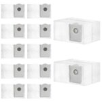 Pack of 12 X11 Pro Vacuum Cleaner Bags Compatible with Ecovacs Deebot X11 Pro Omni Robot Vacuum Cleaner, Activated Carbon Dust Bag Accessories, 3L Large Capacity Vacuum Cleaner Bags