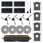 Accessory Replacement Compatible with Dreame X40 Ultra Complete / X40 Master / L40 Ultra / Mova P50 Pro Ultra Robot Vacuum Cleaner, 1 TriCut Brush, 4 Filters, 4 Side Brushes, 4 Mop Wipes, 6