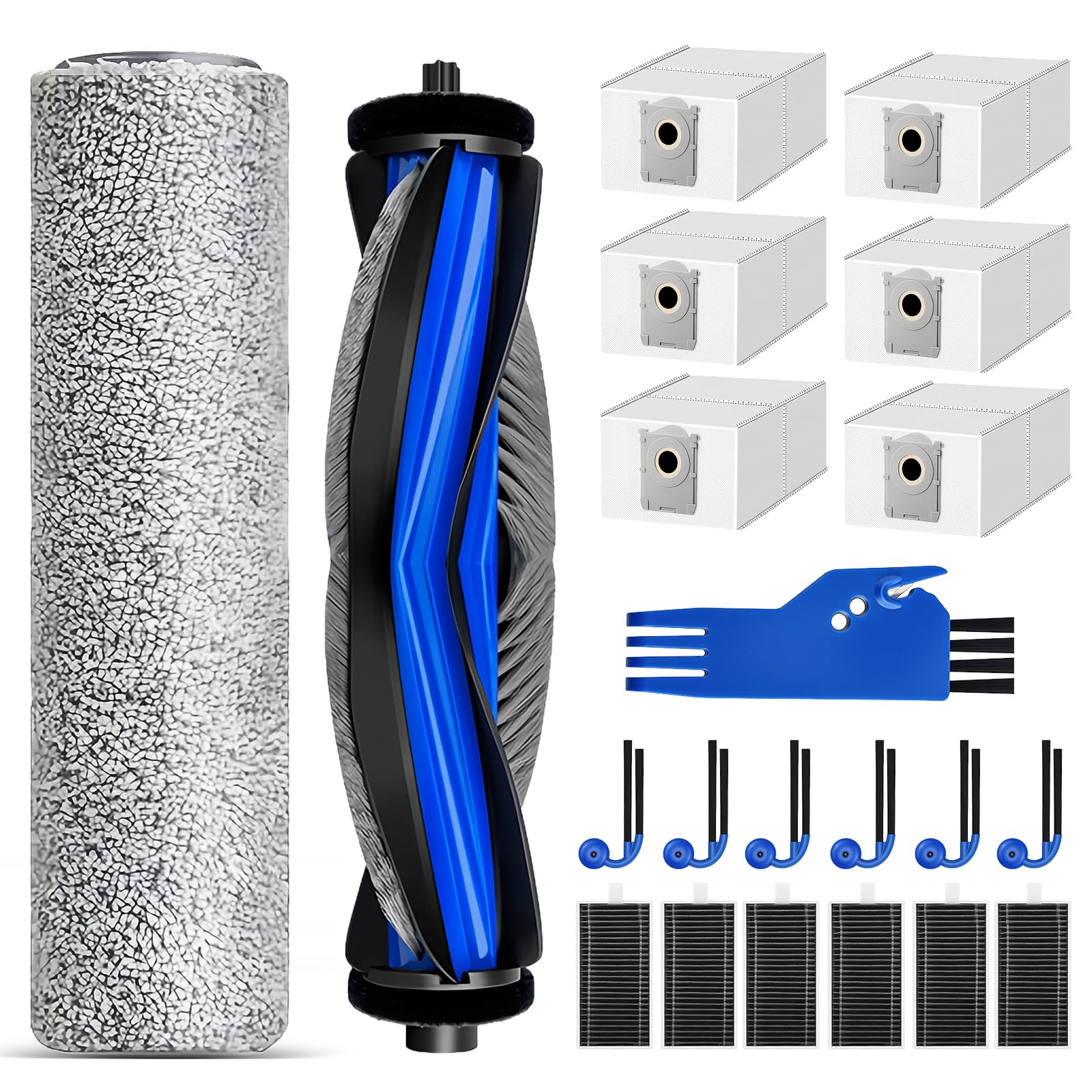 21Pcs Accessory Kit for Ecovacs Deebot X9 Pro Omni,X9 Pro Vacuum Cleaner,1 Main Brush,1 Mop Roller,6 Dust Bags,6 Filters,6 Side Brushes,1 Cleaning Brush_69931e4228a8f.jpeg 21Pcs Accessory Kit for Ecovacs Deebot X9 Pro Omni,X9 Pro Vacuum Cleaner,1 Main Brush,1 Mop Roller,6 Dust Bags,6 Filters,6 Side Brushes,1 Cleaning Brush