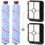 Accessories for Bissell CrossWave 3-in-1 C3 Pro Wet Dry Vacuum Cleaner 3555N, 2 Multi-Surface Brushes 1868 + 2 Filters 1866 for Bissell CrossWave 17132 2225N 2582N 25821 2519 Vacuum Cleaner