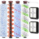 Accessories for Bissell CrossWave 3-in-1 C3 Pro Wet Dry Vacuum Cleaner 3555N, 3 Multi-Surface Brushes 1868 + 2 Filters 1866 for Bissell CrossWave 17132 2225N 2582N 25821 2519 Vacuum Cleaner