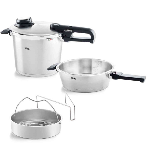 زودپز دوقلو فیسلر مدل FISSLER Vitavit Premium گنجایش 6 و 3.5 لیتر