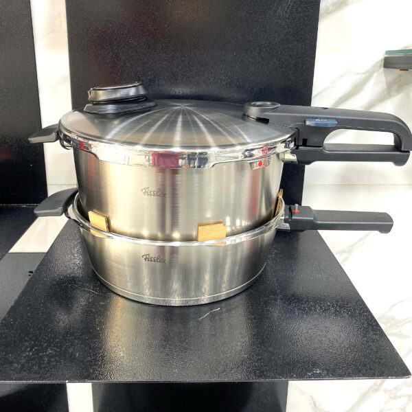 زودپز دوقلو فیسلر مدل FISSLER Vitavit Premium گنجایش 6 و 3.5 لیتر
