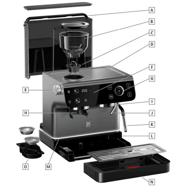 اسپرسو ساز دبلیو ام اف مدل  WMF Espresso Pro - تصویر 4
