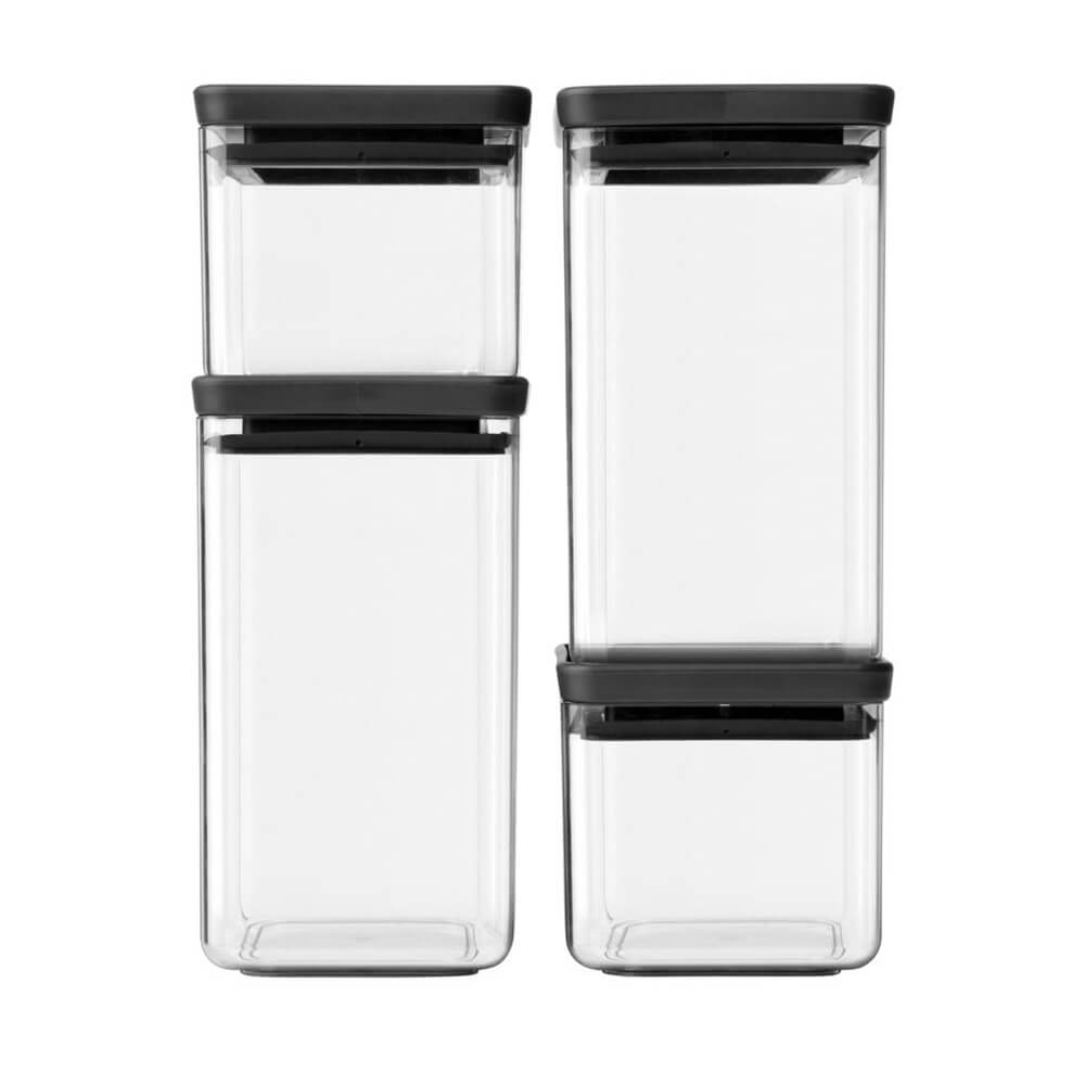 بانکه برابانتیا مدل Brabantia Stackable Jar بسته 4 عددی