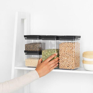 بانکه برابانتیا مدل Brabantia Stackable Jar بسته 4 عددی