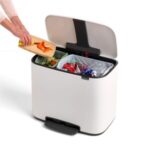 سطل زباله برابانتیا مدل BRABANTIA Pedal Bin گنجایش 23 و 11 لیتر