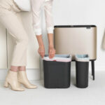 سطل زباله برابانتیا مدل BRABANTIA Touch گنجایش 11 و 23 لیتر