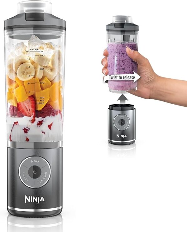 شیکر شارژی بنفش نینجا مدل Ninja BC251 - تصویر 4