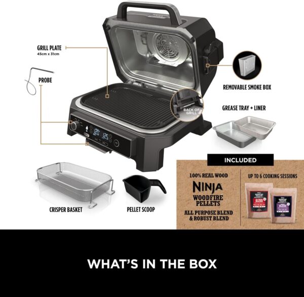 گریل باربیکیو برقی نینجا مدل Ninja OG850 - تصویر 3