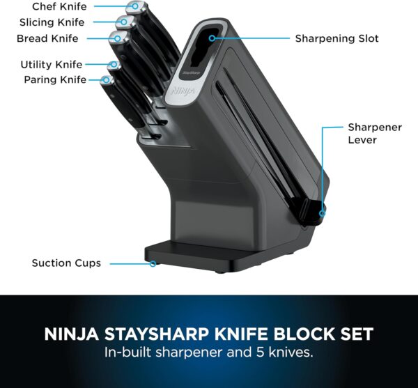 سرویس چاقو 5 پارچه نینجا مدل Ninja K32005 - تصویر 2