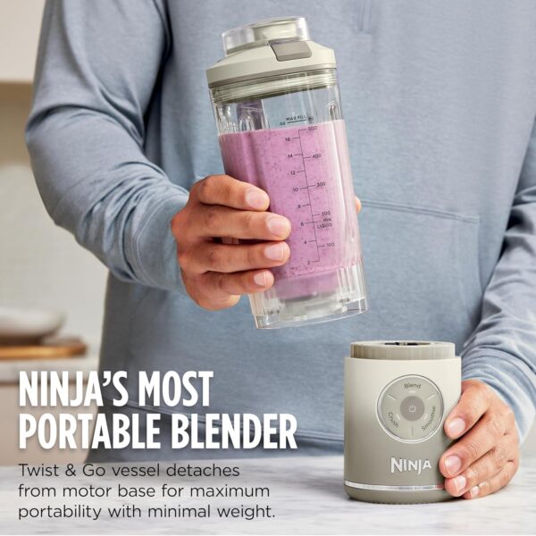 شیکر شارژی بنفش نینجا مدل Ninja BC251 - تصویر 12