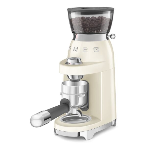 آسیاب قهوه اسمگ رنگ کرم مدل Smeg CGF03 - تصویر 7