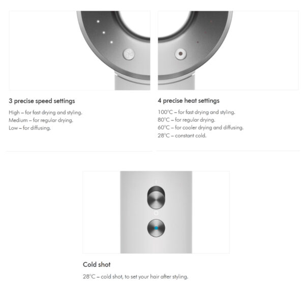 سشوار دایسون مدل Dyson HD07 Nickel Copper - تصویر 3