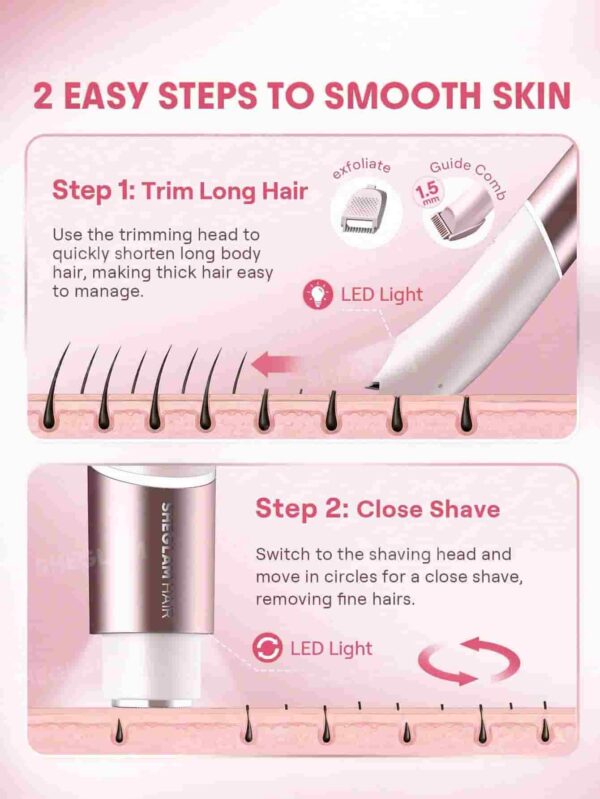 شیور 2 کاره شیگلم مدل  Sheglam Electric Bikini Trimmer - تصویر 3