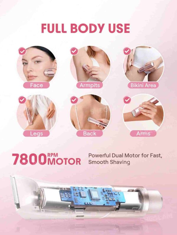 شیور 2 کاره شیگلم مدل  Sheglam Electric Bikini Trimmer - تصویر 4