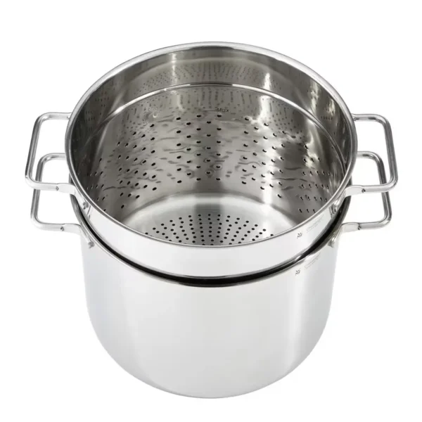 قابلمه پاستا دبلیو ام اف مدل WMF Nudeltopf سایز 24 - تصویر 10