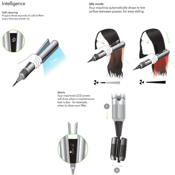 سشوار و صاف کننده مو دایسون مدل Dyson Airstrait HT01 CAT - تصویر 3